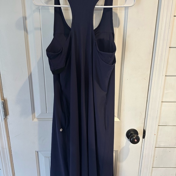 HALARA Navy razorback dress built in bra NWT - Picture 5 of 7